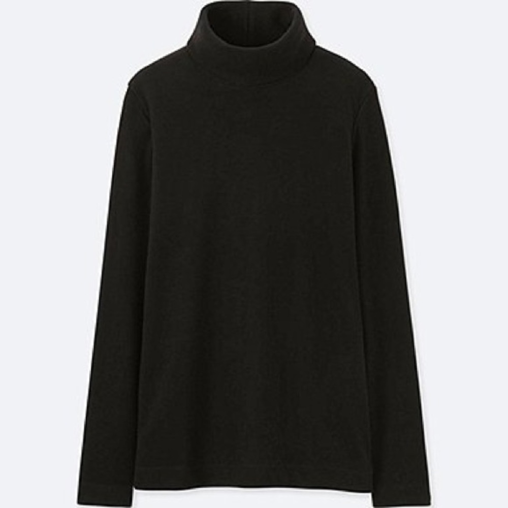 Uniqlo Womens Heattech Fleece Turtleneck